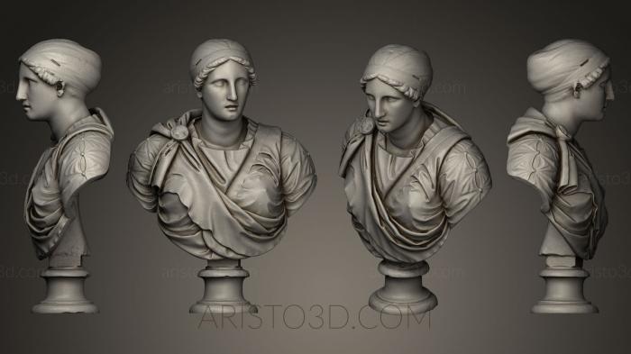 Busts and heads antique and historical (BUSTA_0272) 3D model for CNC machine